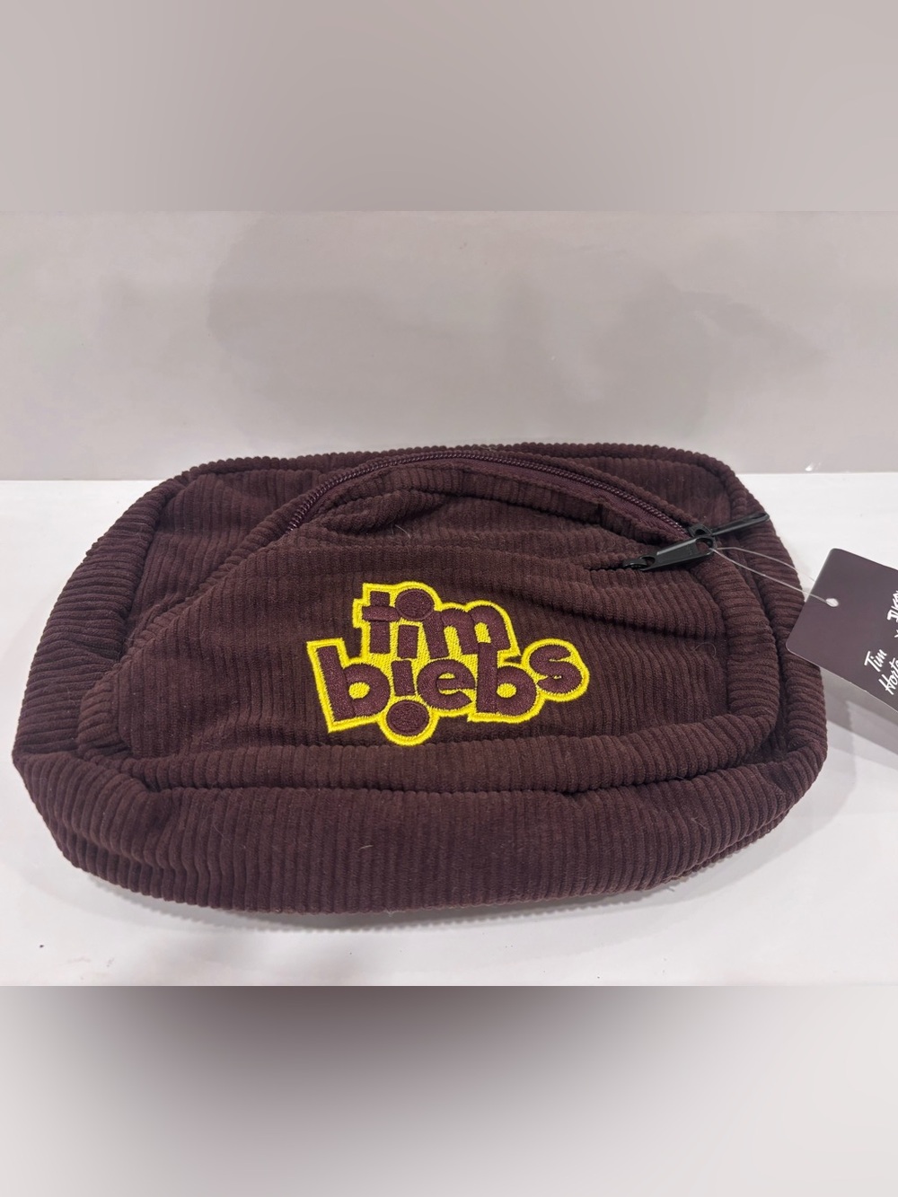 Brown Corduroy tim Hortons Tim Biebs Waist Bag collectible